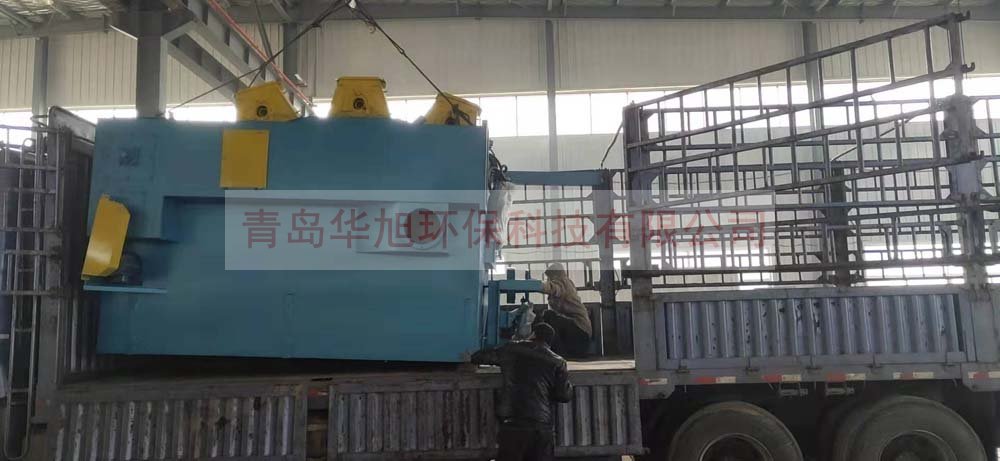 Q3710吊钩式抛丸机装车